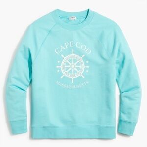 NWT!!! Jcrew Cape Cod Crewneck Graphic Sweatshirt (Size S)